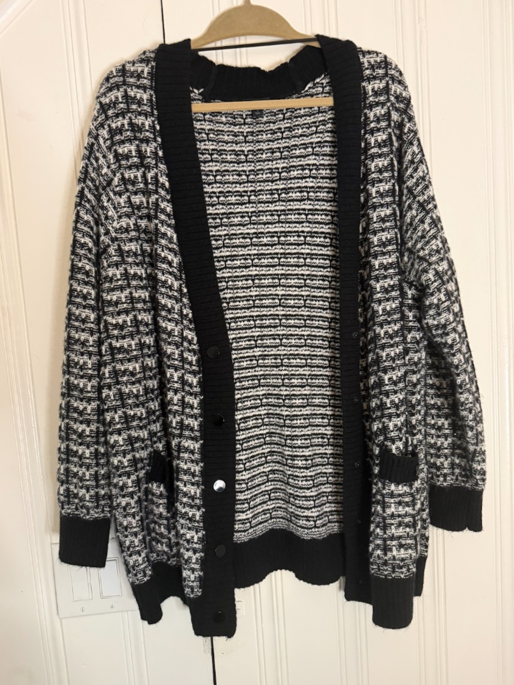 Black & White Winter Sweater